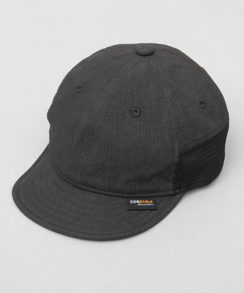 Basiquenti キャップ 帽子 ワッシャー加工 ミニリップ CORDURA綿