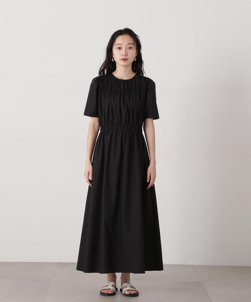 ローンタックショルダーワンピース【最終お値下げ】¥7,700→¥6,950 N.Natural Beauty Basic ワンピース ローンタックショルダー