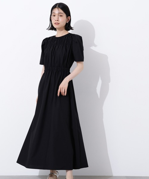 ローンタックショルダーワンピース【最終お値下げ】¥7,700→¥6,950 N.Natural Beauty Basic ワンピース ローンタックショルダー