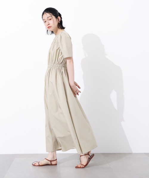 N.Natural Beauty Basic ワンピース ローンタックショルダー