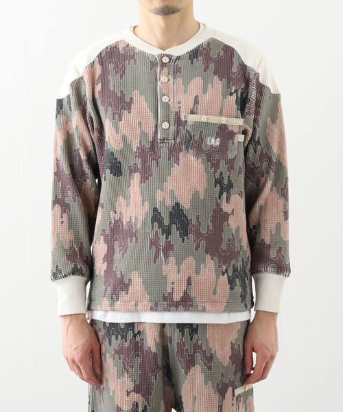 tシャツ 「FAF / フェイク アス フラワーズ」LS ポケット サーマル