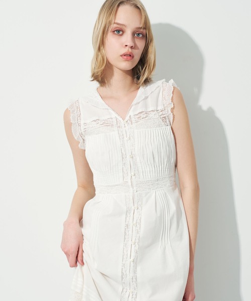 レースMIXセーラードレス me&me couture ワンピース レースMIXセーラードレス : ZOZOTOWN