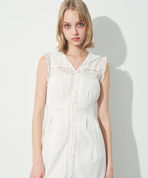 レースMIXセーラードレス me&me couture ワンピース レースMIXセーラードレス : ZOZOTOWN