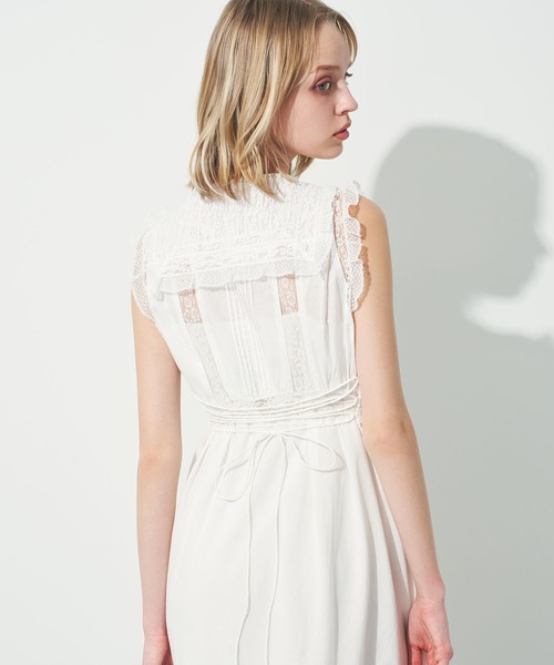 レースMIXセーラードレス me&me couture ワンピース レースMIXセーラードレス : ZOZOTOWN