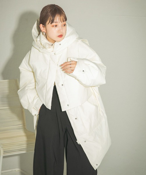 「KBF」 コート ONE アイボリー レディース_画像5