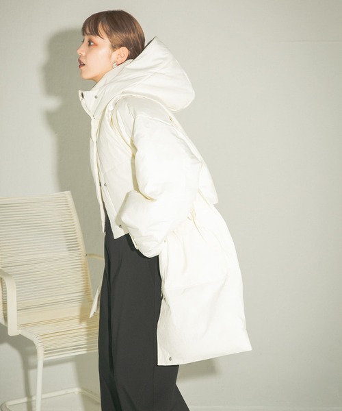 「KBF」 コート ONE アイボリー レディース_画像7