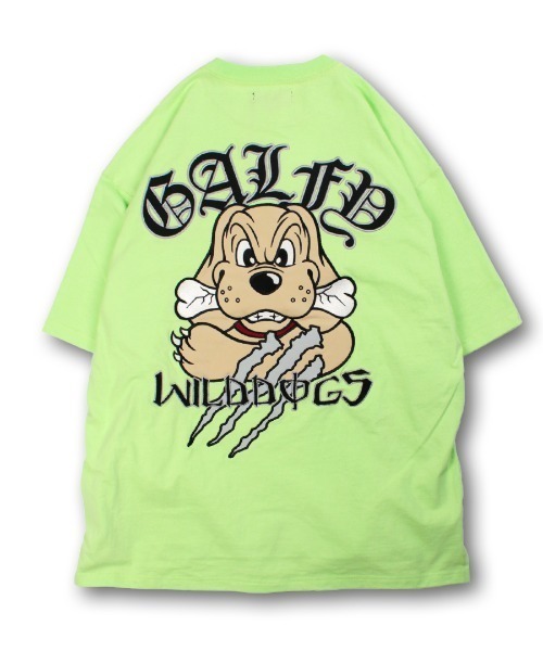 ガルフィー 覚醒ビーストTee (解) 半袖 Tシャツ 売れ筋商品|||GALFY オーバーサイズ WILDDOGS 刺しゅう ロゴ ストリート カジュアル クルーネック 半袖Tシャツ ユニセックス GALFY ガルフィー 覚醒ビーストTee (解) 半袖 Tシャツ オーバー
