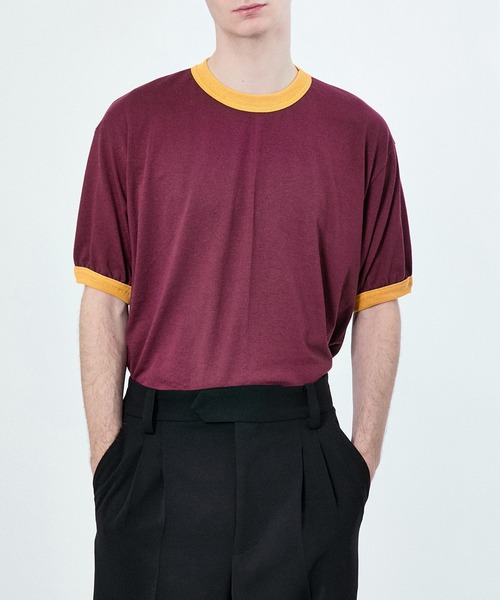 tシャツ 「LAMRONS」RINGER SHORT TEE レディース メンズ