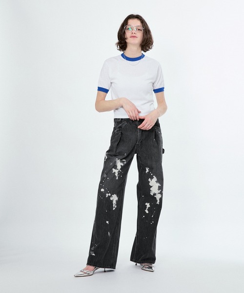 M TO R tシャツ 「LAMRONS」RINGER SHORT TEE レディース メンズ