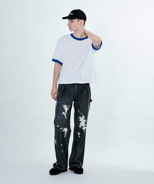 M TO R tシャツ 「LAMRONS」RINGER SHORT TEE レディース メンズ