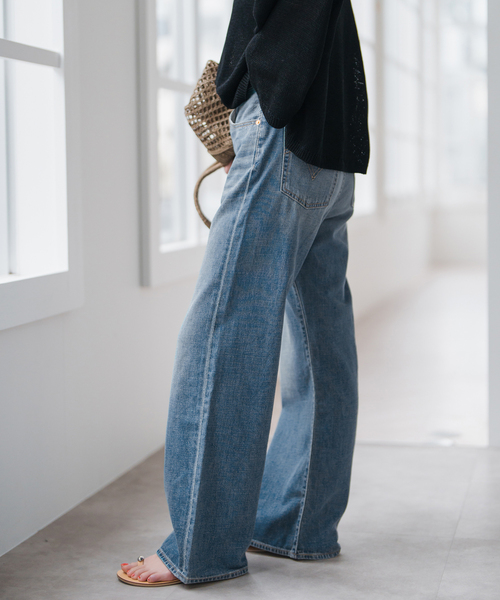 Spick and Span 別注リーバイス　ワイドデニム　サイズ23 Spick＆Span ジーンズ デニム デニムパンツ LEVI'S/リーバイス S