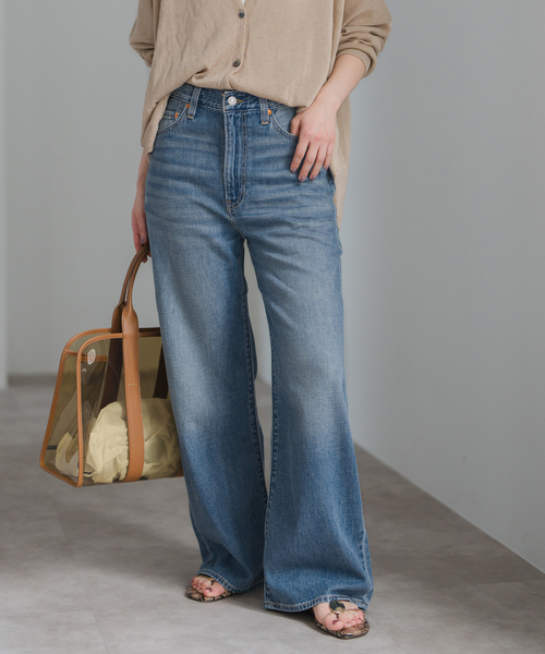 Spick and Span 別注リーバイス　ワイドデニム　サイズ23 Spick＆Span ジーンズ デニム デニムパンツ LEVI'S/リーバイス S