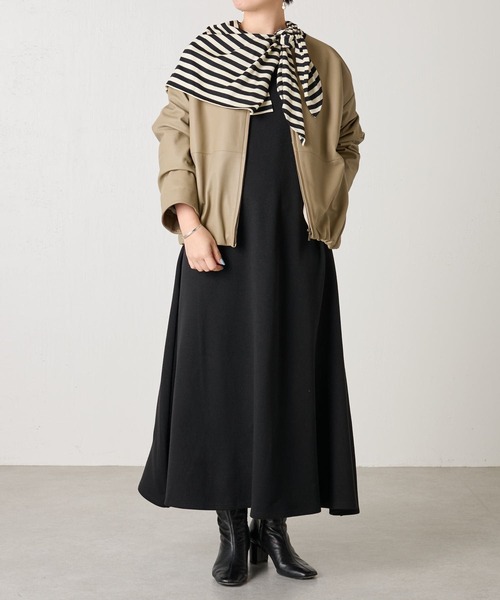 BEARDSLEY 袖ニットワンピース ブラック　ビアズリー　ロング　長袖　黒 BEARDSLEY 袖ニットワンピース ブラックビアズリーロング長袖黒