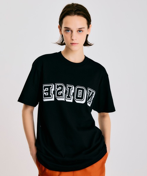 tシャツ 「ユニセックス」カレッジロゴオーバーサイズTEE レディース