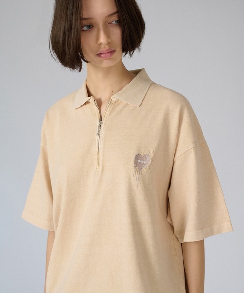 ONCILY ポロシャツ ZIP DRAW CODE POLO T-SHIRT / ジップドロー