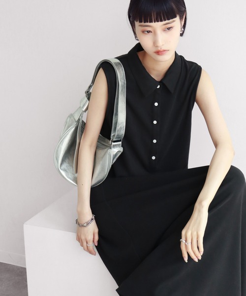 NOGLE ワンピース 「NOGLE/ノグル」ポロノースリワンピース : ZOZOTOWN