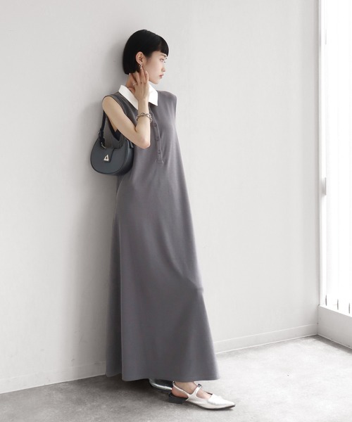 NOGLE ワンピース 「NOGLE/ノグル」ポロノースリワンピース : ZOZOTOWN