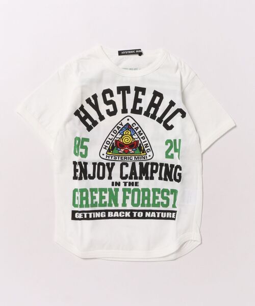 tシャツ Hystericmini　GREEN FOREST CAMP MINI 半袖Tシャツ キッズ 子供服 男の子 女の子の画像