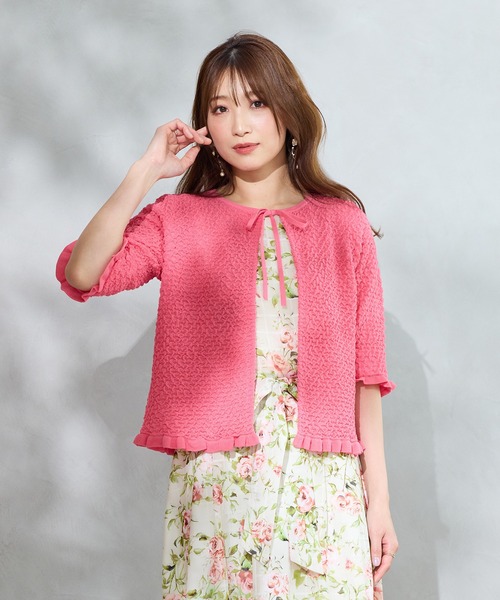 【新品】Rose Tiara レースカーディガン 46 ローズティアラ 羽織 Rose Tiara｜フラワー刺繍カーディガン | Rakuten Fashion(楽天