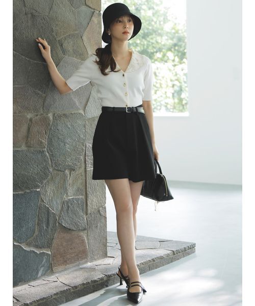 snidel スナイデル　ロービングシンプルショートパンツ SNIDEL snidel / スナイデル ロービングシンプルショートパンツ