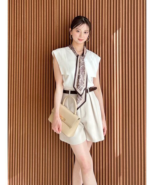 SNIDEL パンツ シンプルショートパンツ レディース : ZOZOTOWN