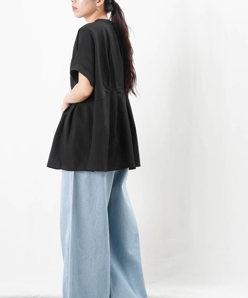 ブラウス シャツ 2WAYストレッチタックブラウス レディース LADY LUCK LUCA ブラウス シャツ LC/LLL 2WAYタックブラウス