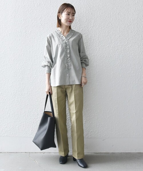 「SHIPS any」 長袖シャツ ONE SIZE ブルー レディース SHIPS any 「SHIPS any」 長袖ブラウス ONE SIZE ブルー