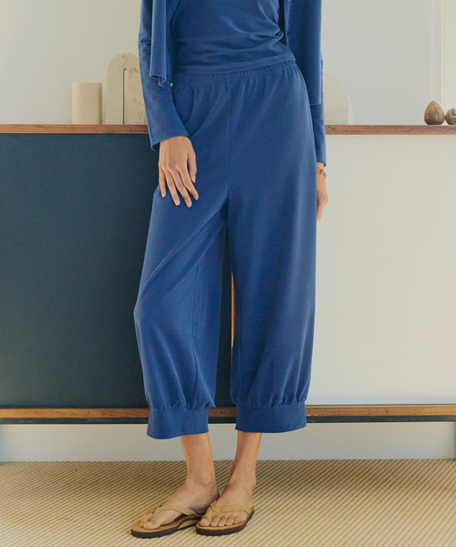 美品　EMILY WEEK×FRAMeWORK Jerseyパンツ　36サイズ FRAMeWORK×EMILY WEEK 「デイリーからアクティブシーンまで活躍
