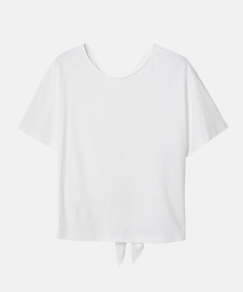 tシャツ ボウタイバックTシャツ / Bow Tie Back T-Shirt レディース