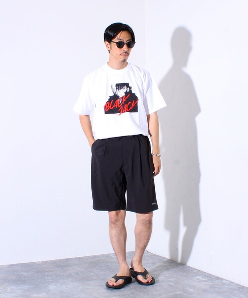 【激レア1点物】鉄腕アトム　ASTRO BOY紺　ブラックジャック黒Tシャツ着用 GLOSTER tシャツ 鉄腕アトム（ASTRO BOY）/ブラック・ジャック