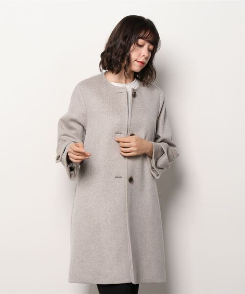 BEAUTY＆YOUTH UNITED ARROWS ノーカラーコート S ナチュラル