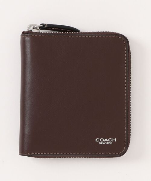 COACH メンズ サドル ドットジップ アラウンド ターンロック コインケース COACH メンズ サドル ドットジップ アラウンド ターンロック