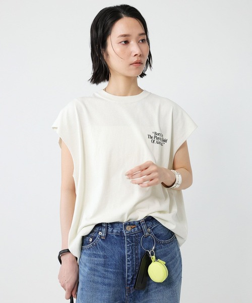 tシャツ 「RUSSELL ATHLETIC」「別注」ノースリーブT レディース