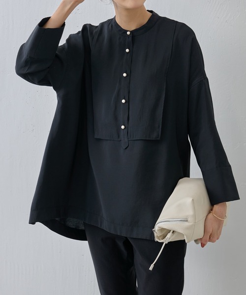 BEARDSLEY ストライプ 長袖チュニック F 人気商品 BEARDSLEY F 長袖チュニック ストライプ トップス