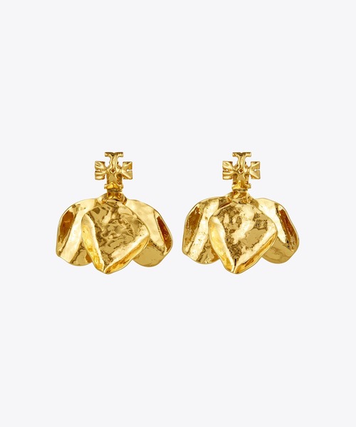 【新品未使用】TORY BURCH ロゴ　ゴールドピアス トリーバーチ TORY BURCH トリーバーチ ピアス アクセサリー