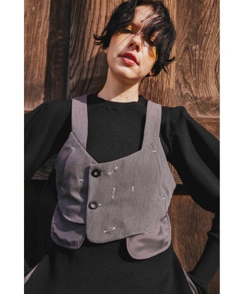 ベスト ジレ VEST LIKE BUSTIER レディース