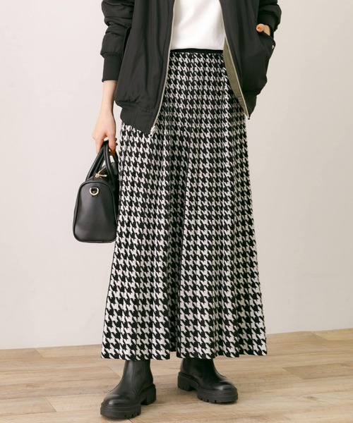 URBAN RESEARCH Sonny Label ニットスカート FREE ブラック系その他