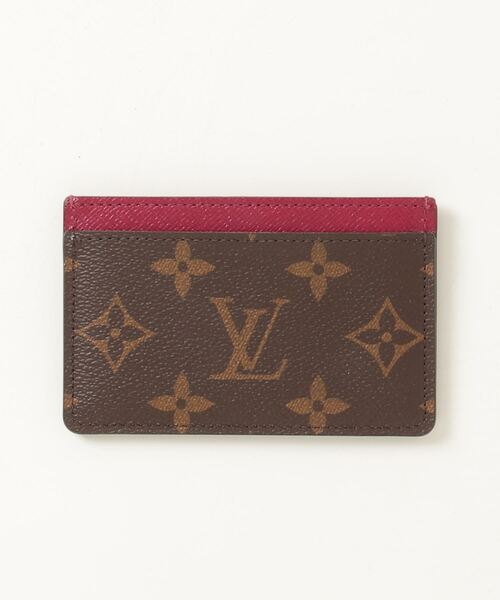 LOUIS VUITTON 「LOUIS VUITTON」 カードケース - ブラウン