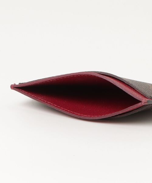【正規品】Louis Vuitton 名刺入れ ブラウンレザー LOUIS VUITTON 「LOUIS VUITTON」 カードケース - ブラウン