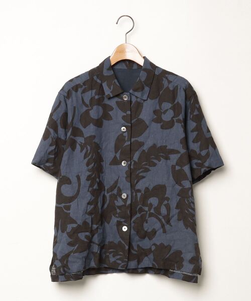 「BEAUTY&YOUTH UNITED ARROWS」 半袖シャツ FREE ネイビー レディース