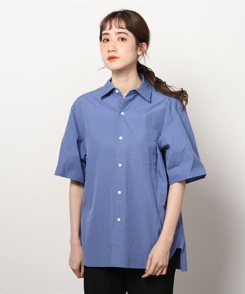 「Steven Alan」 半袖シャツ FREE ライトブルー レディース