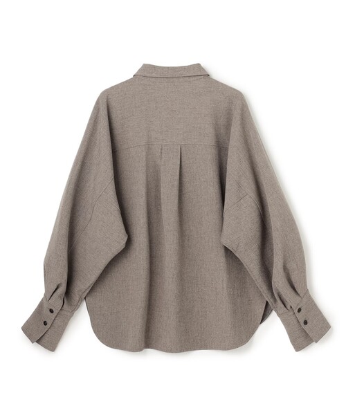 Uncrave ウォッシャブルウールライクツイル ドルマンシャツ ウォッシャブルウールライクツイル ドルマンシャツ / uncrave