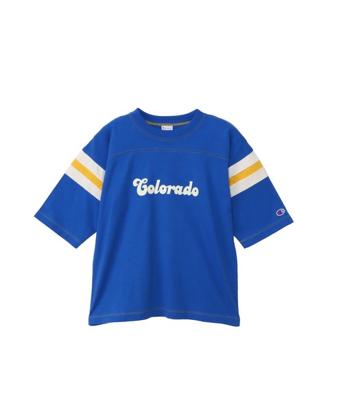 「Champion」 半袖Tシャツ MEDIUM イエロー系その他3 レディース