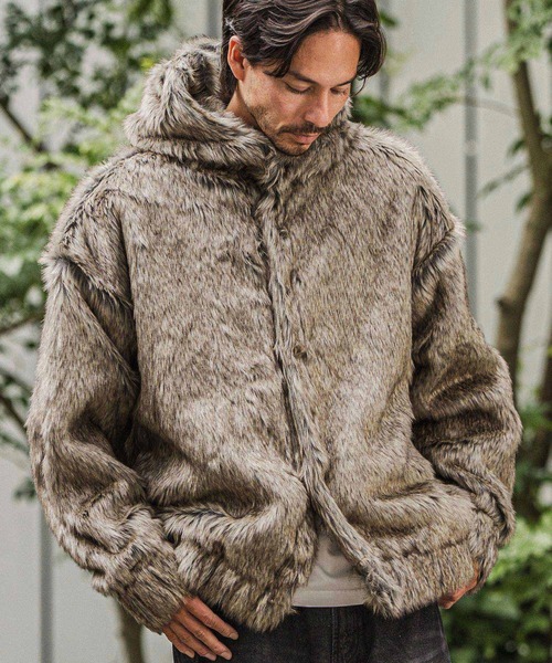 CAMBIO（カンビオ） コート ジャケット mj10917-Oversized Fur Jacket