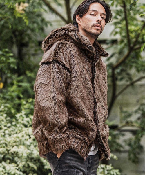 CAMBIO（カンビオ） コート ジャケット mj10917-Oversized Fur Jacket