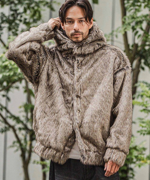 CAMBIO（カンビオ） コート ジャケット mj10917-Oversized Fur Jacket