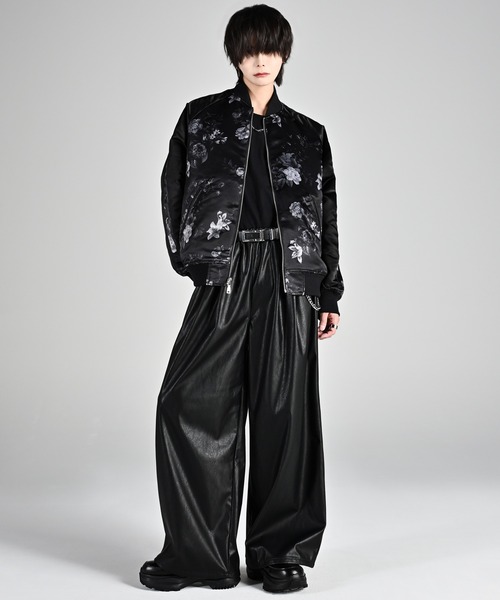 ADRER スカジャン premium reversible suka jumper -wolf/flower