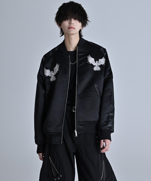 ADRER アドラー　プレミアムリバーシブルスカジャン　Lサイズ ADRER（アドラー） スカジャン premium reversible suka jumper -wolf