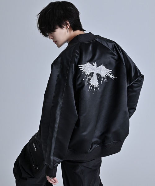 ADRER（アドラー） スカジャン premium reversible suka jumper -wolf