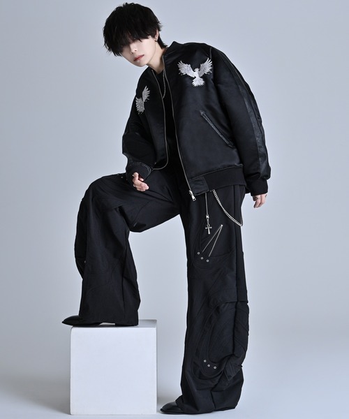 ADRER（アドラー） スカジャン premium reversible suka jumper -wolf